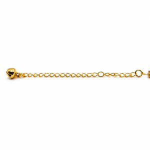 Gold plated crystal bead drop bracelet in black